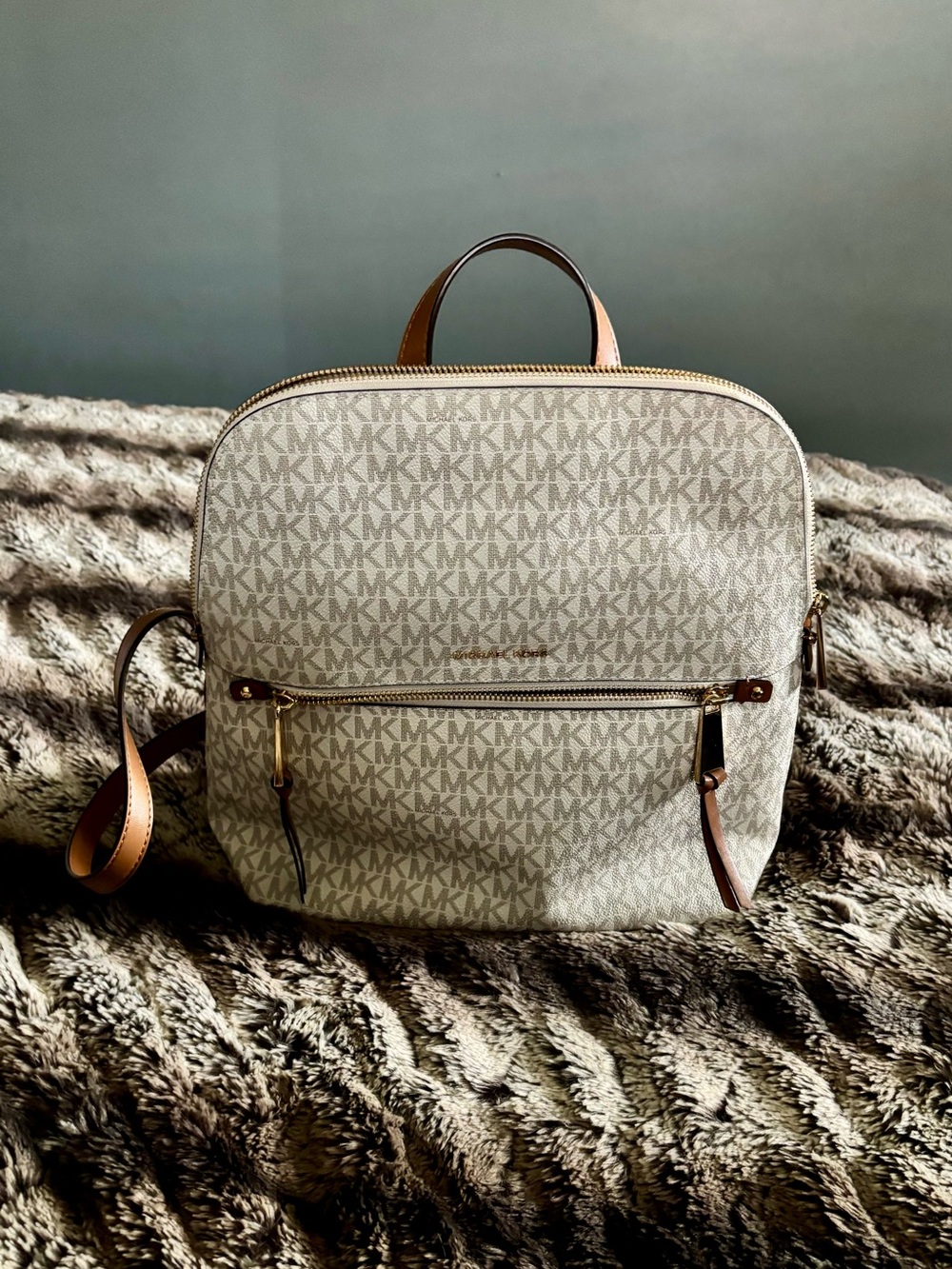 EUC MK Slim Backpack